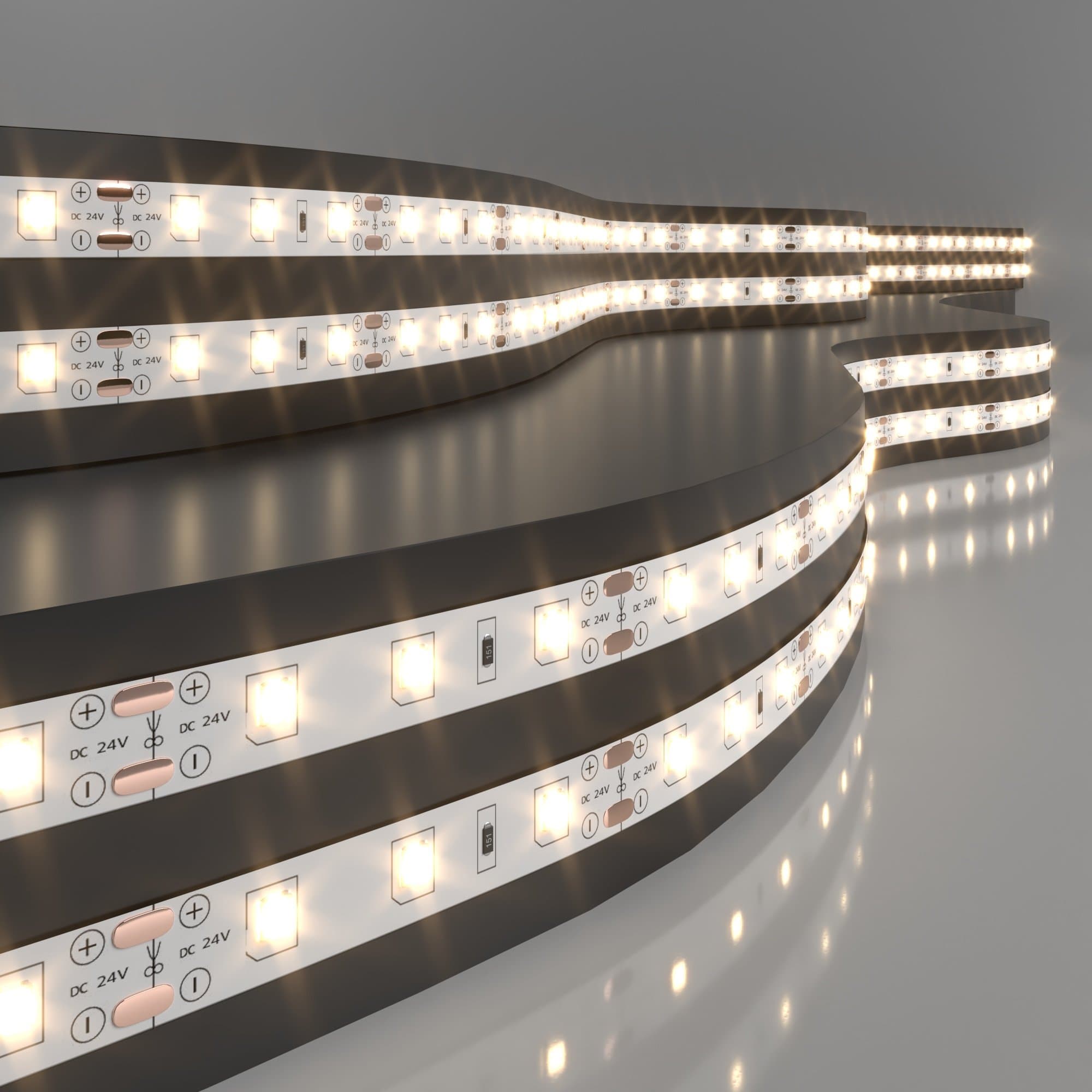 Elektrostandard 2835 24V 60Led 4,8W IP20 / Лента светодиодная 60Led 4,8W IP20 3300K тёплый белый a052953