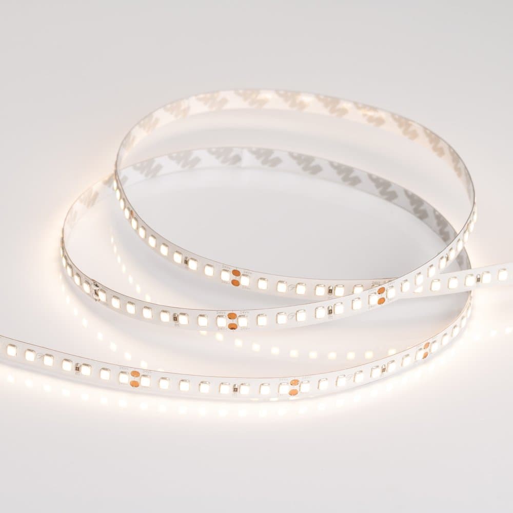 Arlight Светодиодная лента RT-A160-8mm 24V Warm3000 (12 W/m, IP20, 2835, 50m) (высок.эфф.150 лм/Вт) 024553(2) — миниатюра 2