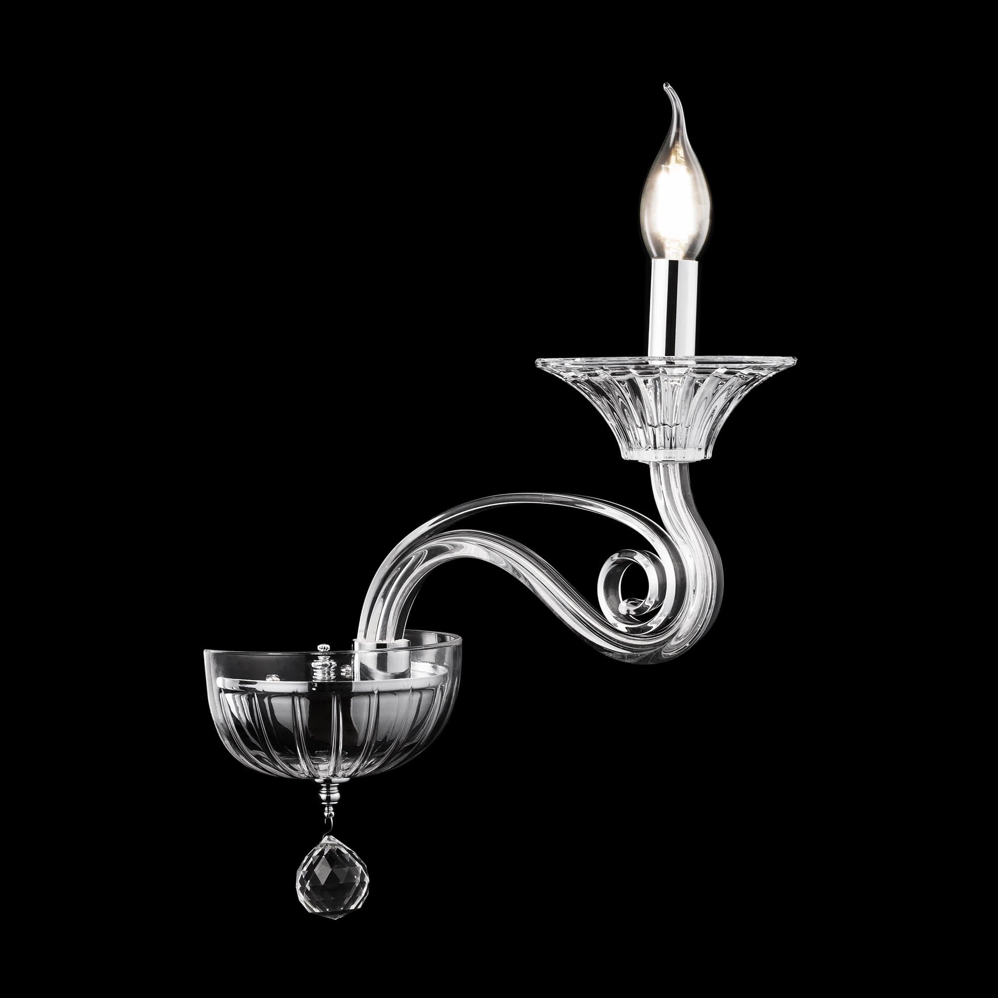 Maytoni Neoclassic Acqua Прозрачный Бра E14 40W DIA010WL-01TR — миниатюра 4