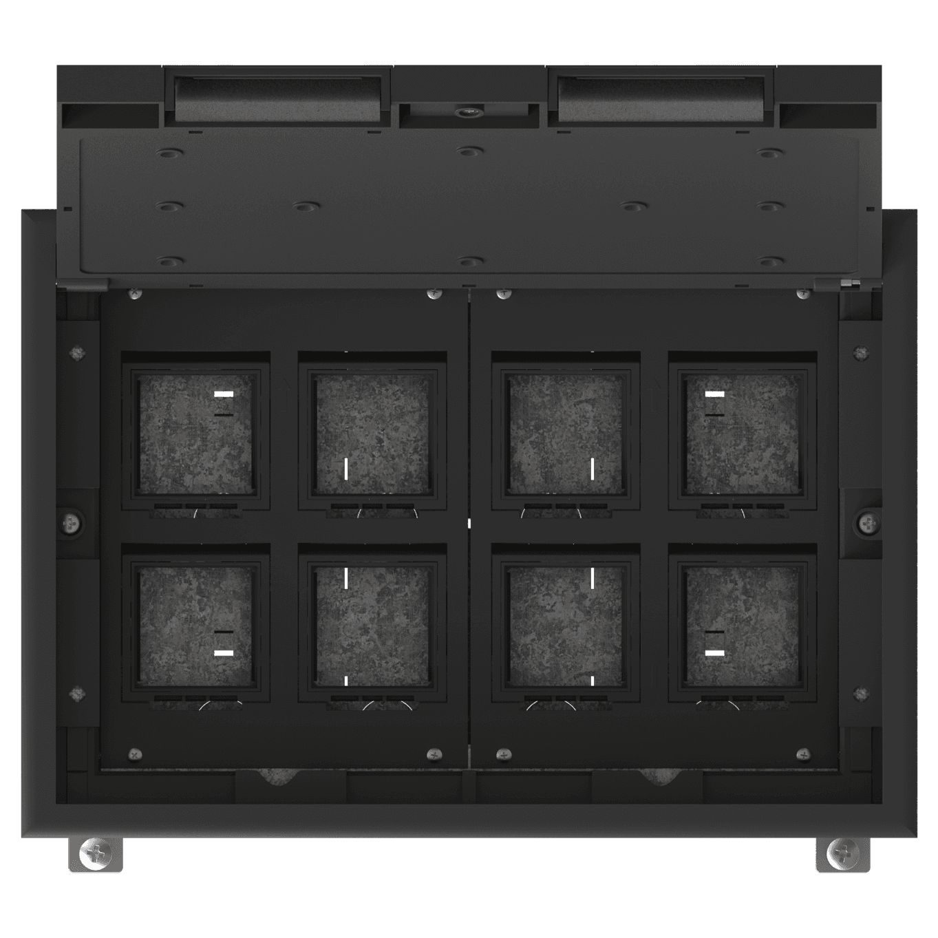 Systeme Elecrtic MultiDesk Люк на 16 модулей IP40 для бетонных полов с монтажной коробкой, тип MDK10 — миниатюра 7