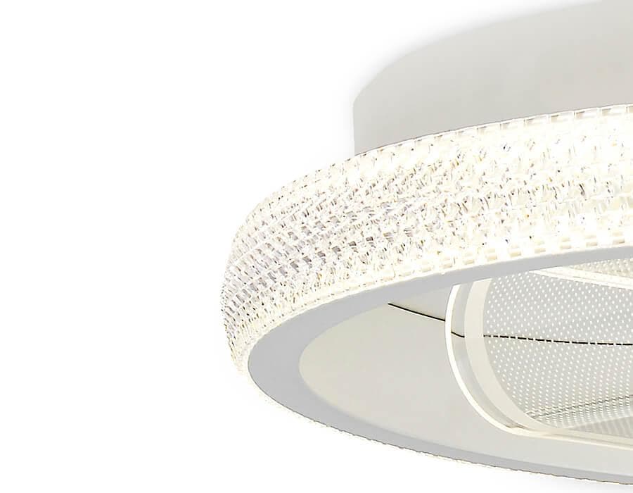 Ambrella Потолочный светодиодный светильник с пультом FA600 WH белый 66W D470*90 (ПДУ РАДИО 2.4) — миниатюра 2