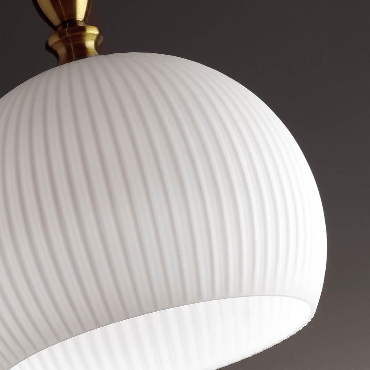 Odeon Light 4766/1 ODL21 белый/бронзовый Подвес E27 60W RUNGA — миниатюра 4