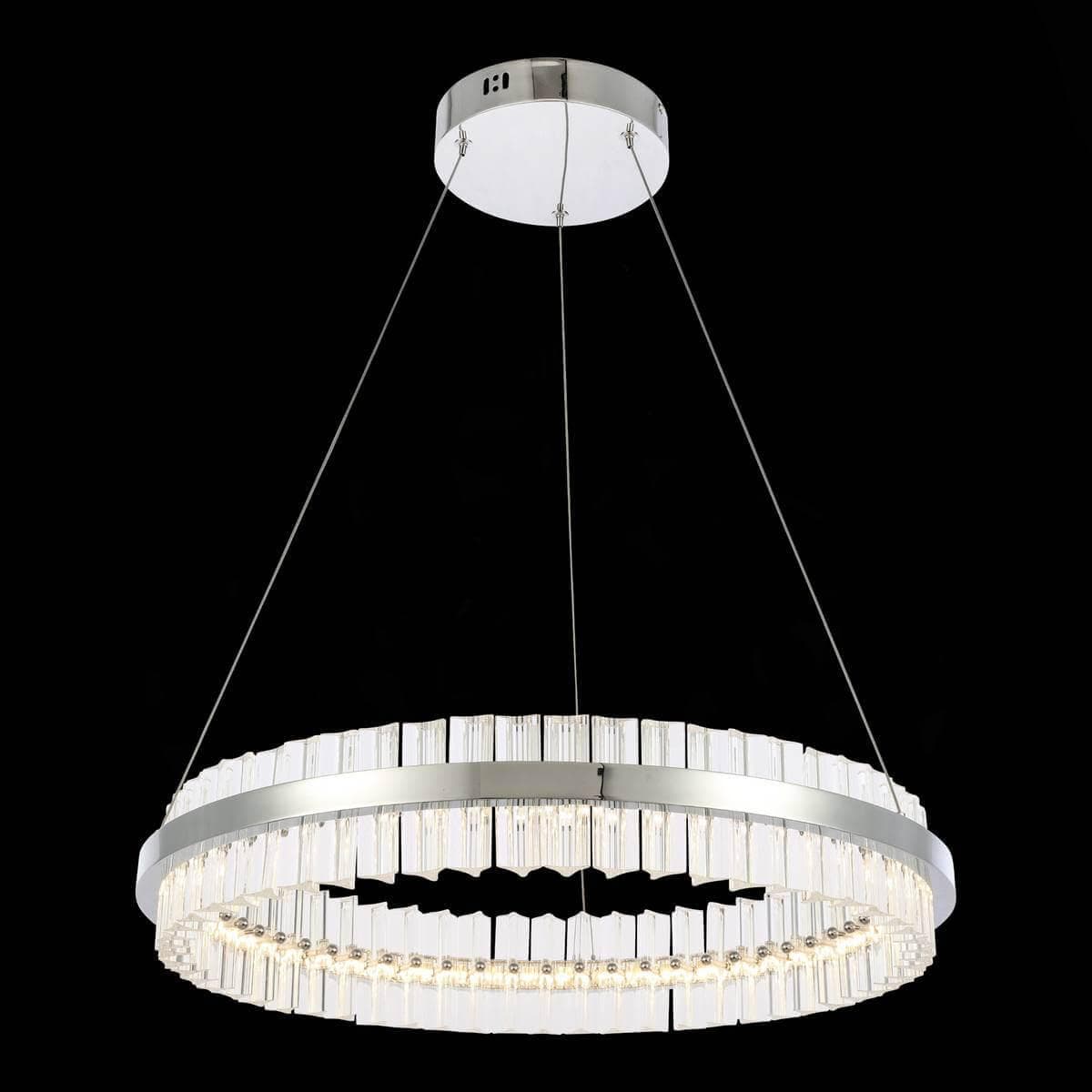ST Luce SL383.113.01 Светильник подвесной Хром/Прозрачный LED 1*44W — миниатюра 4
