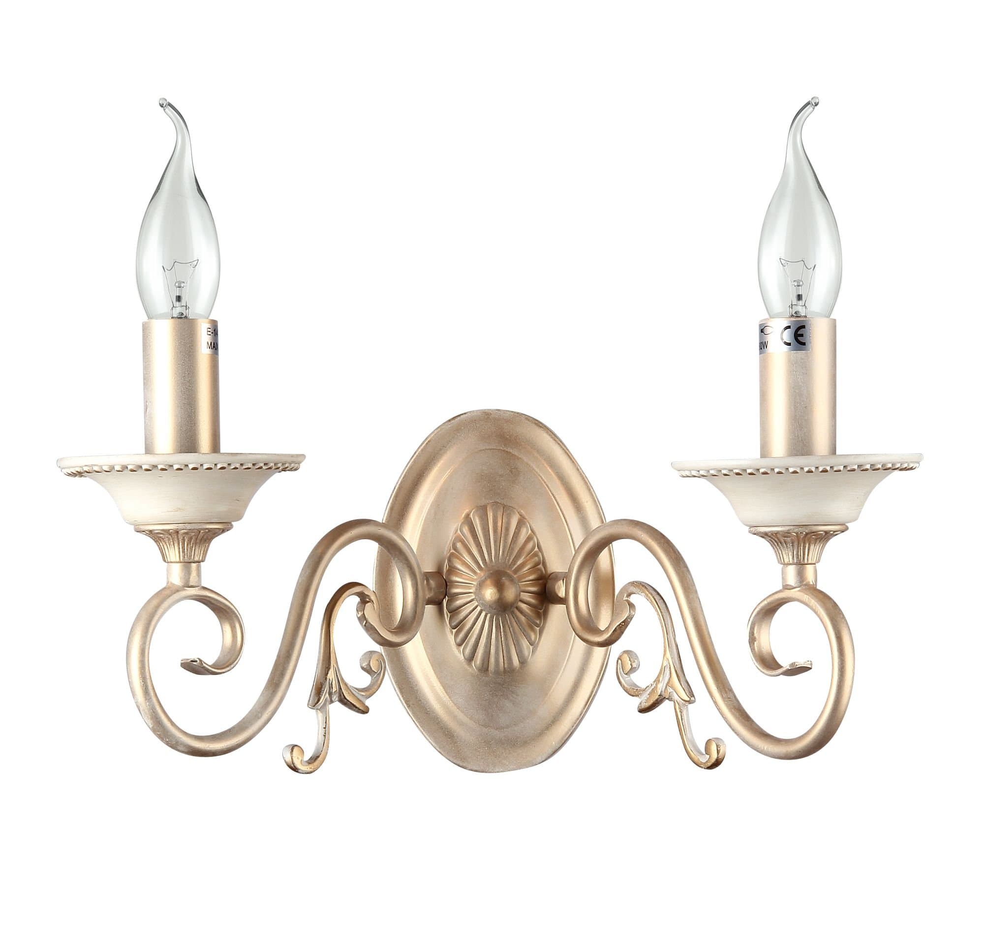 Maytoni Elegant Perla Кремовый с Золотом Бра 2xE14 60W ARM337-02-R — миниатюра 4