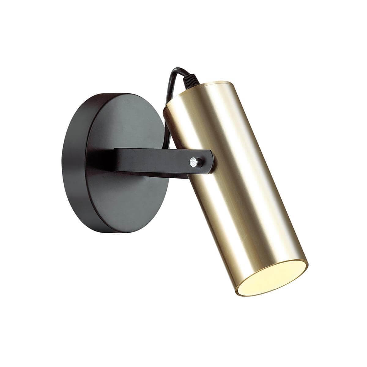 Lumion 3714/1W LN18 090 золотой, чёрный Бра GU10 220V CLAIRE — миниатюра 1