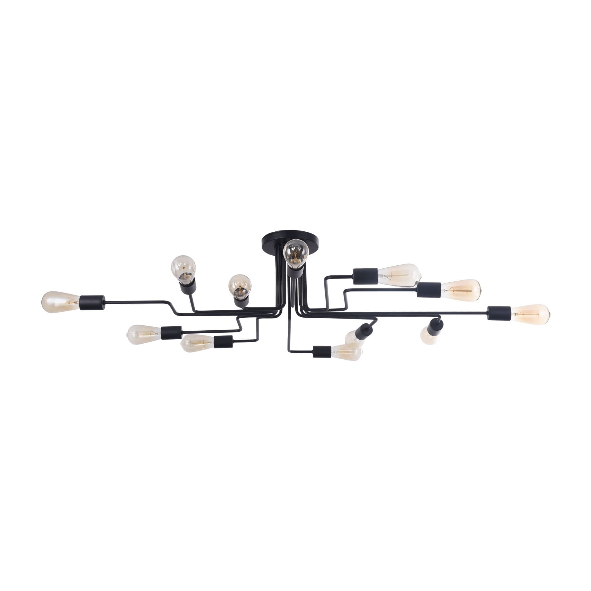 Maytoni Loft Gilbert Черный Потолочный светильник 12xE27 60W T532CL-12B — миниатюра 4
