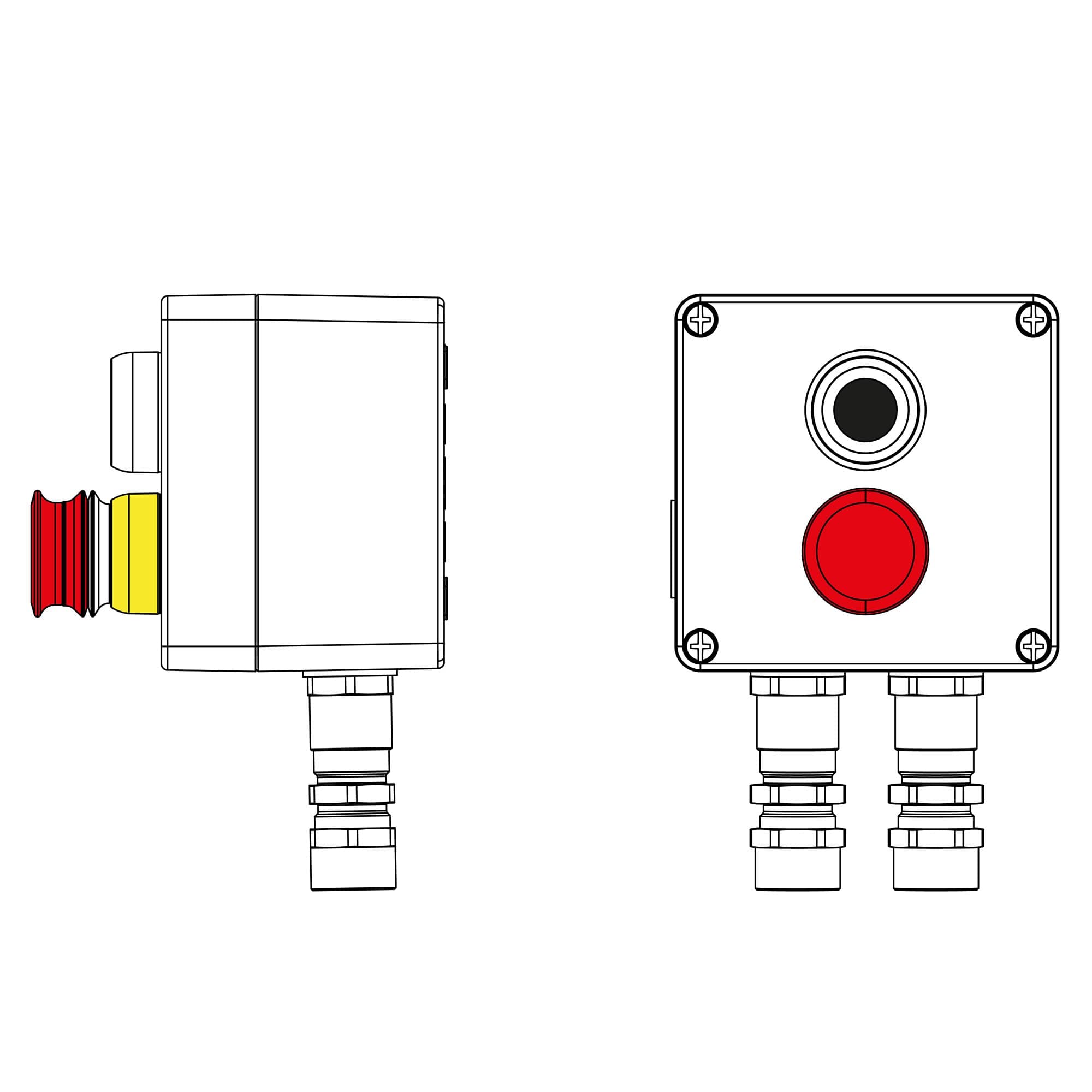DKC CPE-A-12-(1xP1B(11)-1xP3E(11))-2xKA2MHK(C)1Ex d e IIC Т5 Gb / Ex tb IIIC T95°C Db IP66