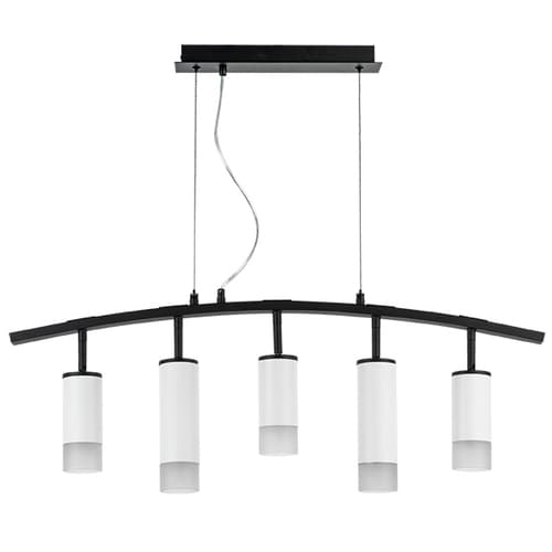 Lightstar LR7353638621 Люстра RULLO 5х50W GU10 ЧЕРНЫЙ/БЕЛЫЙ (571735+214436-3+214486-2+202431-5), шт