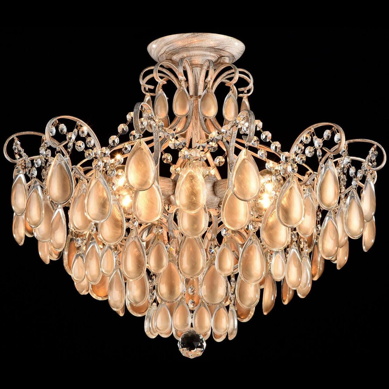Freya Classic Chabrol Белый с Золотом Люстра E14 40W FR2302-CL-06-WG — миниатюра 8