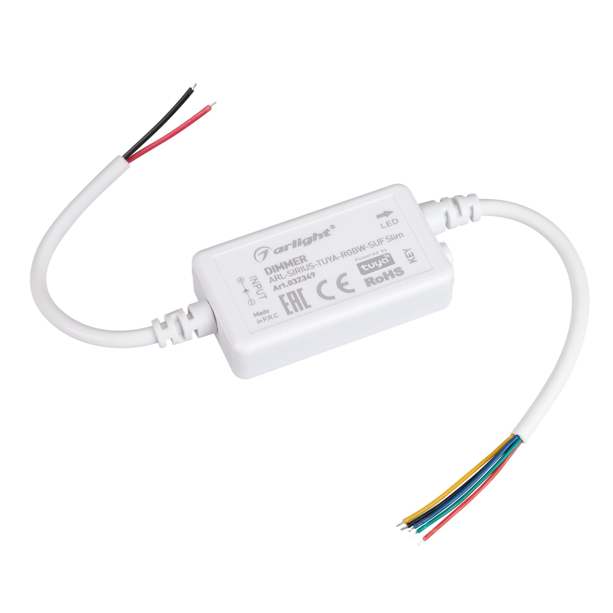 Arlight Диммер ARL-SIRIUS-TUYA-RGBW-SUF Slim (12-24V, 4x1.5A, 2.4G) (IP20 Пластик, 3 года) 032349 — миниатюра 1