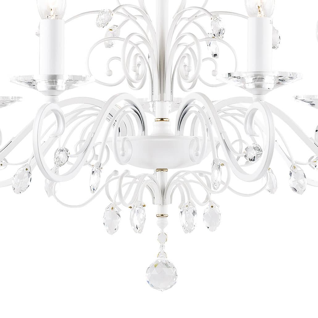 Favourite Lanta Белая Люстра 7*E14*40W 1733-7P — миниатюра 2