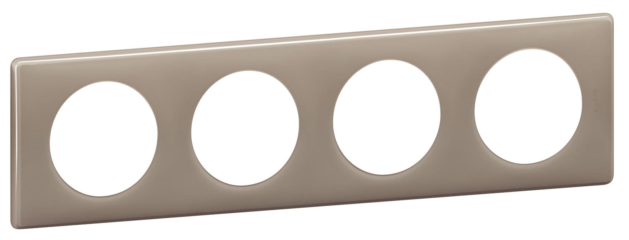Legrand Celiane Кофейный глянец Рамка 4-я (2+2+2+2 мод) 066614 — миниатюра 2