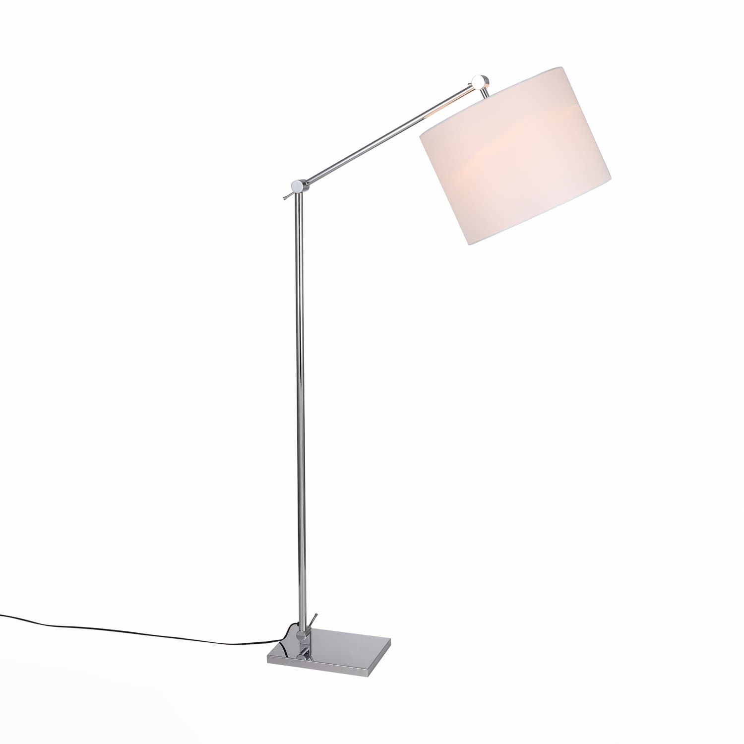 ST LUCE SL460.105.01 Торшер Хром/Белый E27 1*60W (из 2-х коробок) — миниатюра 1