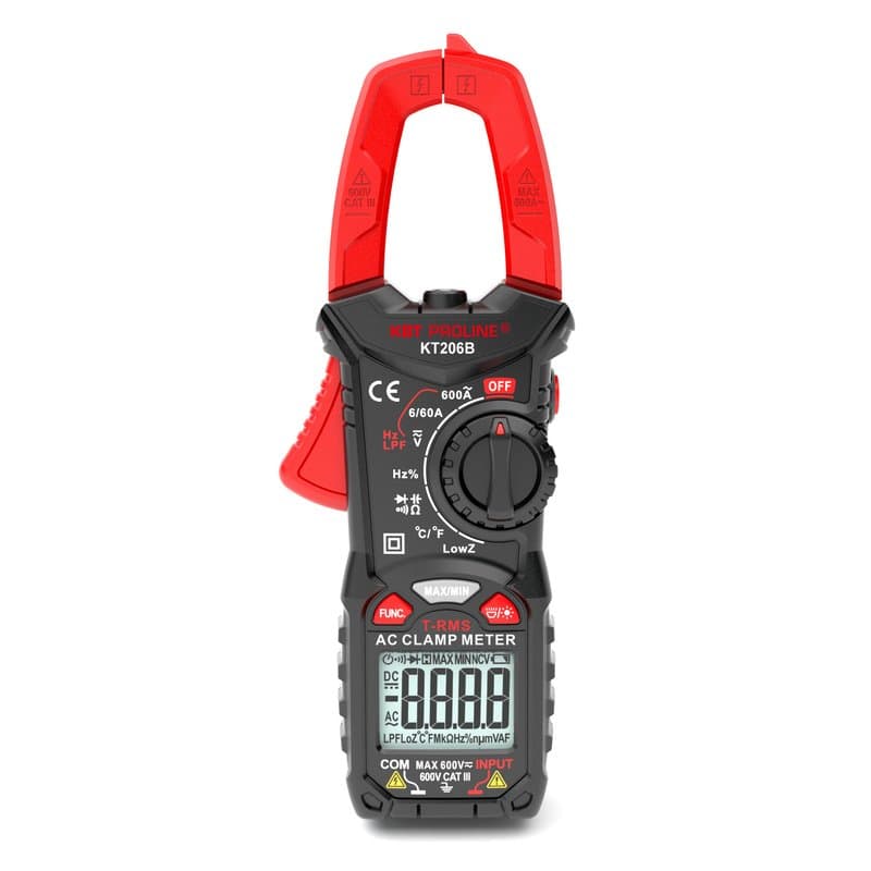 КВТ KT 206B "PROLINE" Токовые клещи цифровые