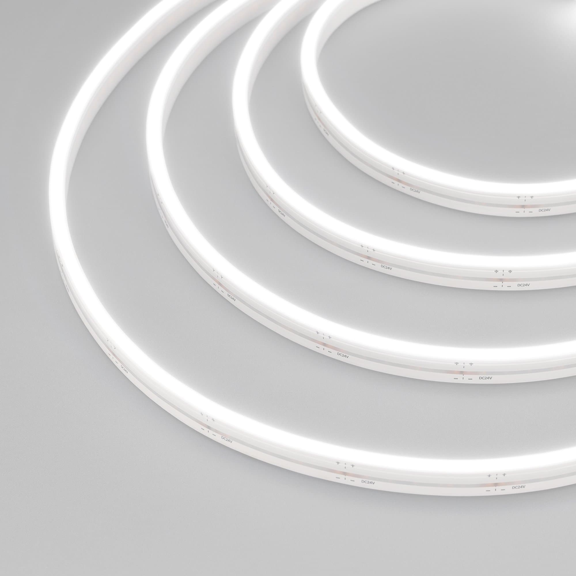 Arlight Герметичная лента MOONLIGHT-5000S-SIDE-2835-120-24V White (6х12mm, 10W, IP67) (-) 027946 — миниатюра 2