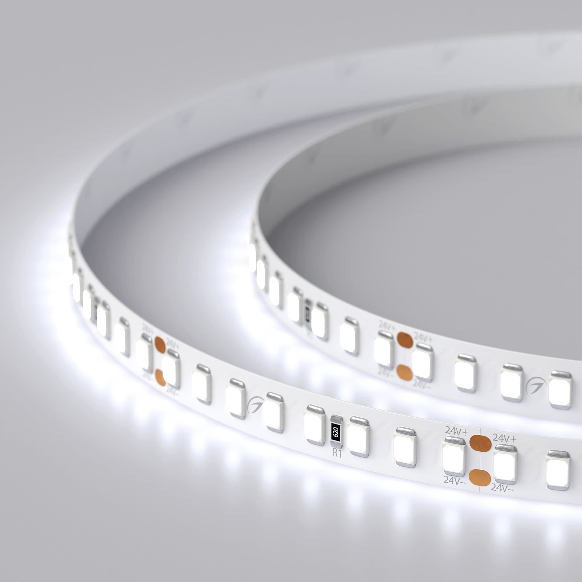 Arlight Светодиодная лента RT 2-5000 24V Cool 8K 2x (2835, 160 LED/m, LUX) (12 Вт/м, IP20) 024533 — миниатюра 2