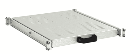DKC Полка 1U выдвижная перфорированная, глубина 685мм для напольных 19" IT-корпусов ДКС серии CQE, RAL7035