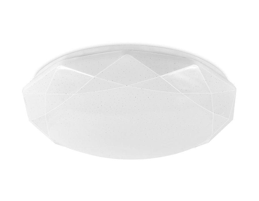 Ambrella Светодиодный светильник c подсветкой RGB FF417 WH белый 60W D400*80 (ПДУ ИК) — миниатюра 3
