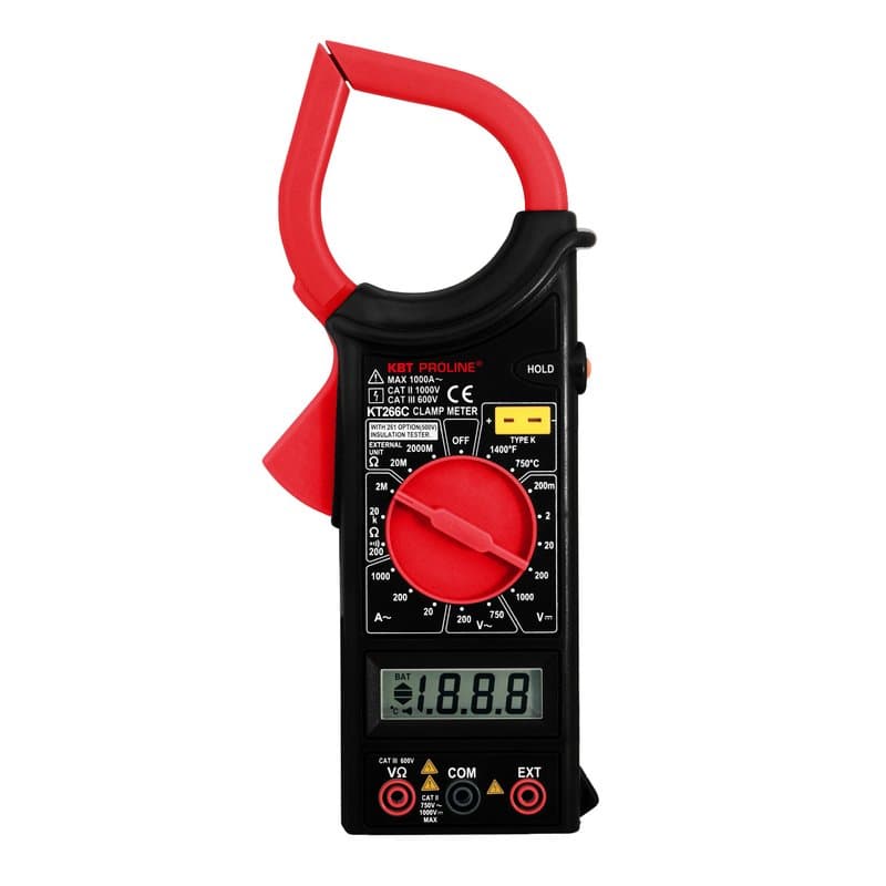 КВТ KT 266C "PROLINE" Токовые клещи цифровые