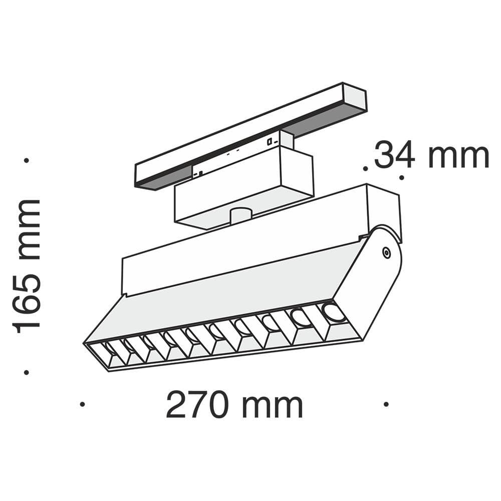 Maytoni Трековый светодиодный светильник Track Lamps TR015-2-20W4K-B — миниатюра 8