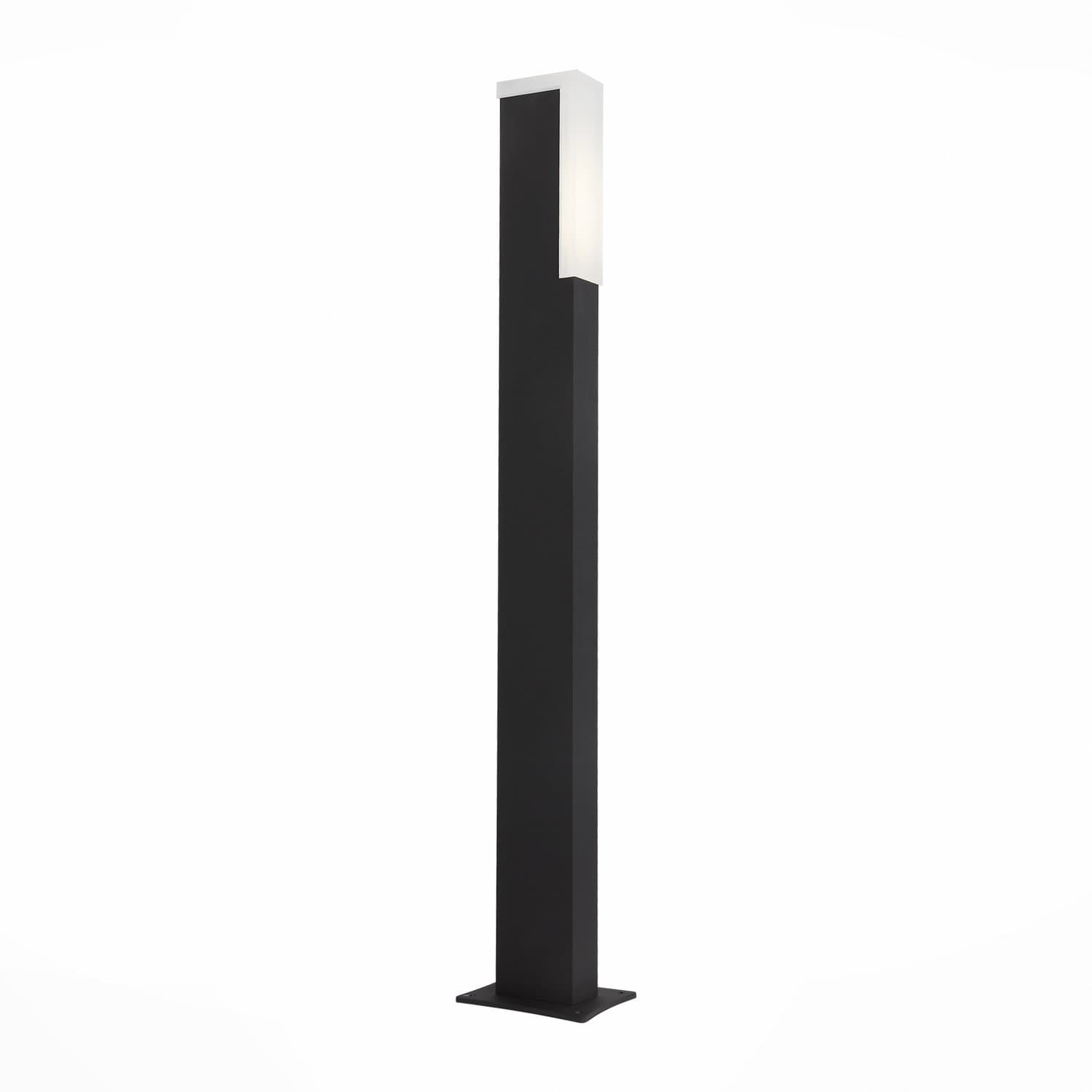 ST LUCE SL096.445.02 Светильник уличный наземный Черный/Белый LED 2*2W