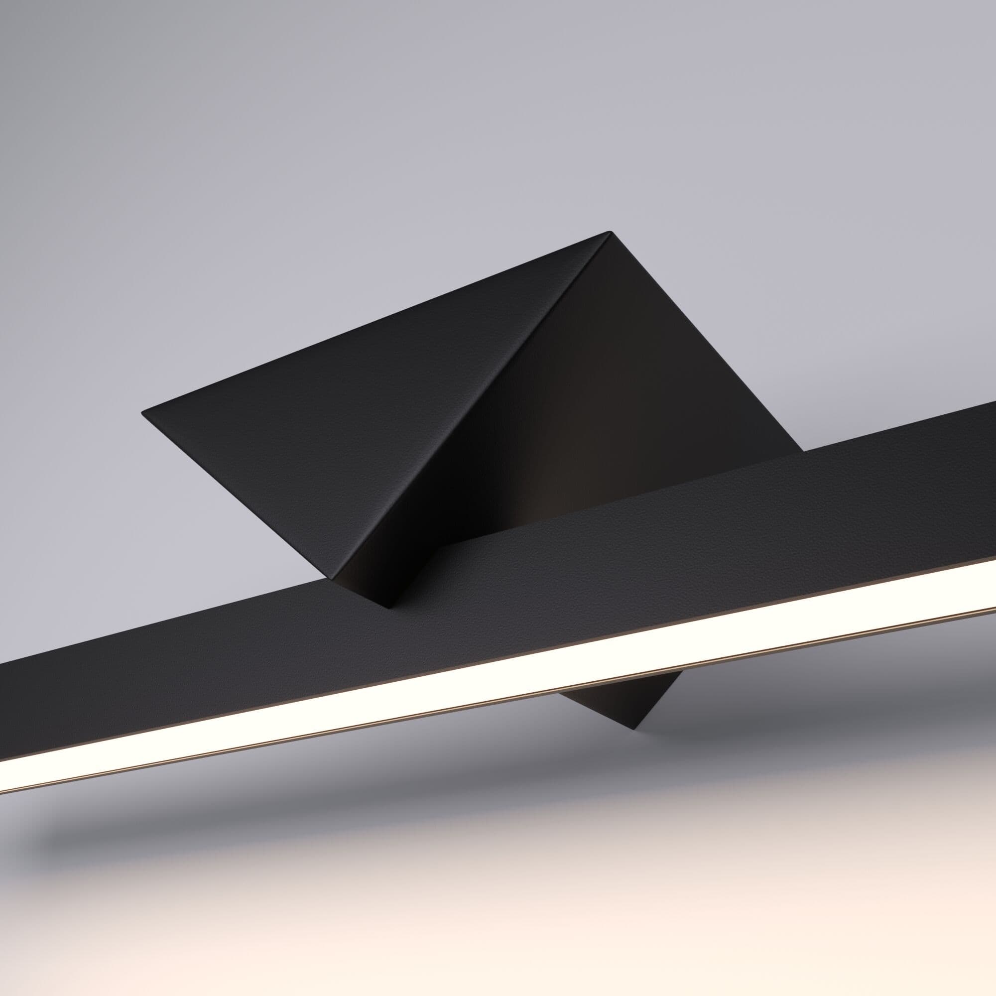Elektrostandard 40115/LED / Светильник настенный светодиодный Delta LED черный a058168 — миниатюра 2
