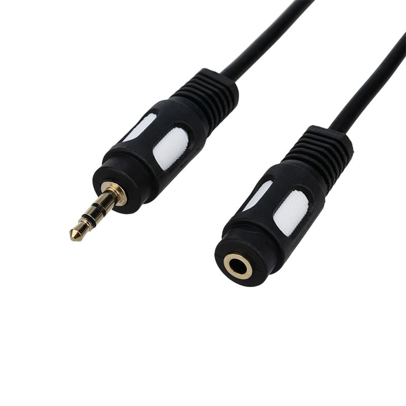 Шнур 3.5 Stereo шт - 3.5 Stereo гн 5М (GOLD) Rexant 17-4016 — миниатюра 1