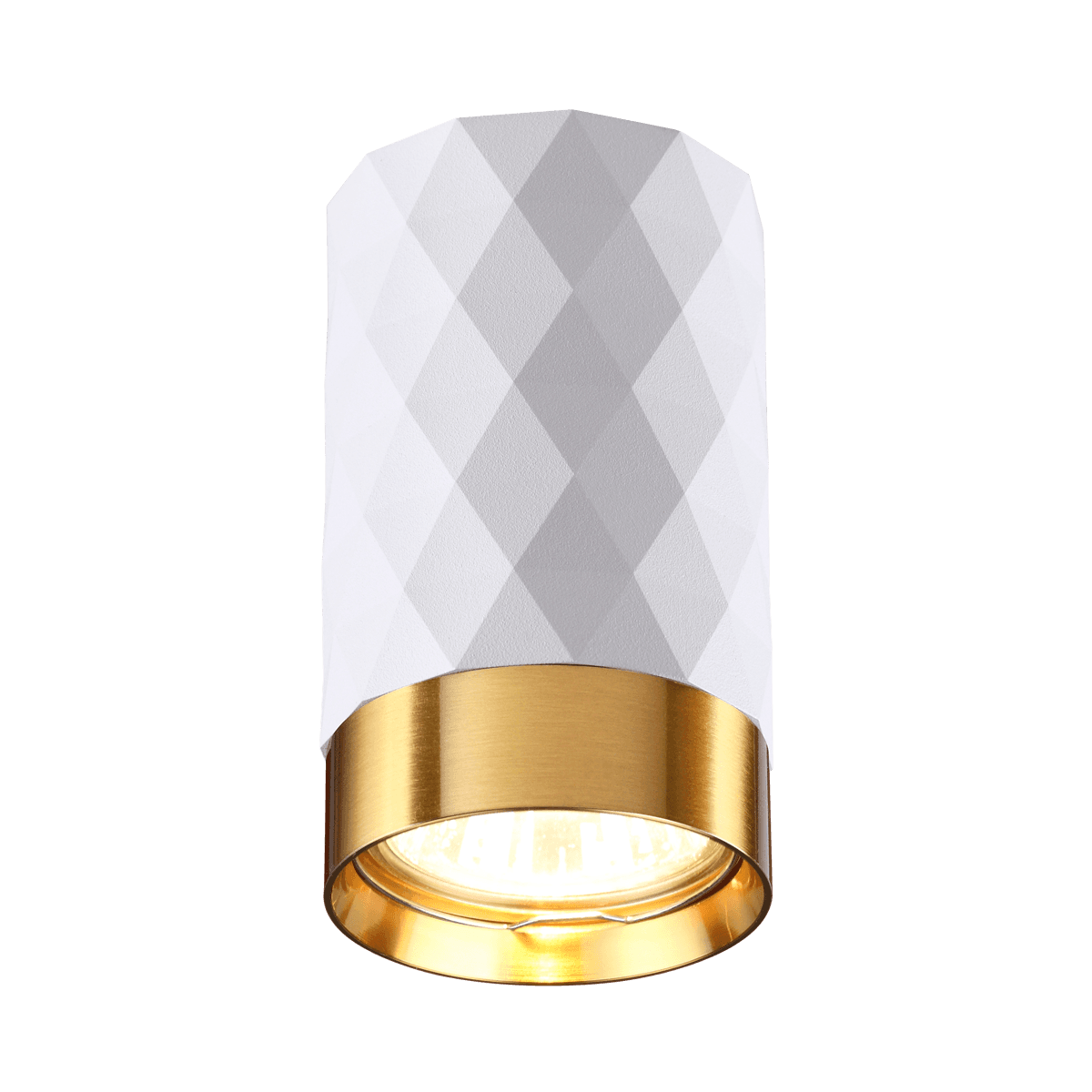 Odeon Light 4286/1C HIGHTECH ODL22 белый/золотистый/металл Потолочный светильник IP20 LED GU10 max 10W AD ASTRUM — миниатюра 2