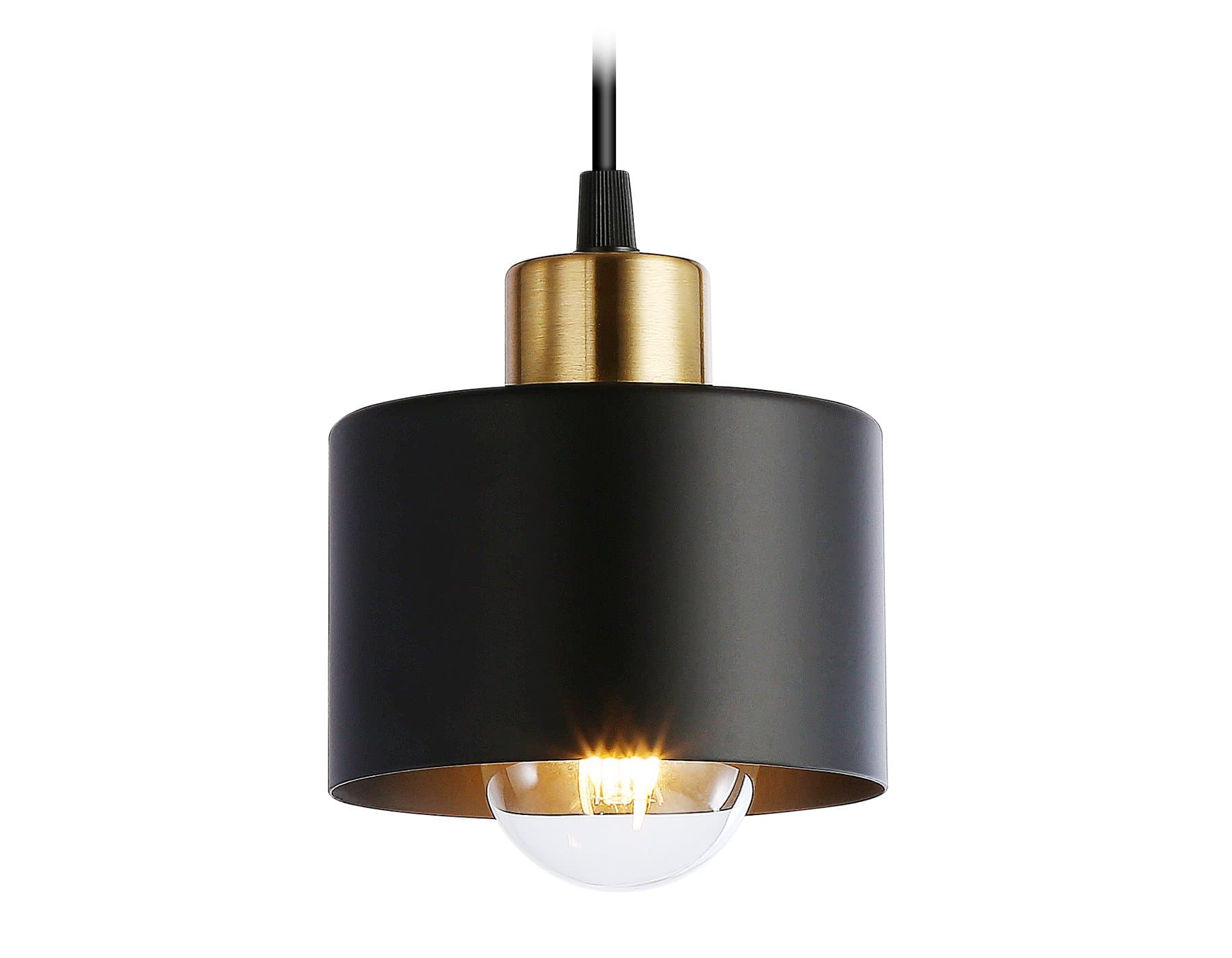 Ambrella Подвесной светильник в стиле лофт TR8113 BK/BS черный/латунь E27 max 40W D120*940