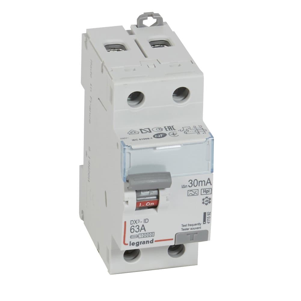 Legrand DX3 УЗО 2P 63А Hpi 30мА 411592 — миниатюра 2