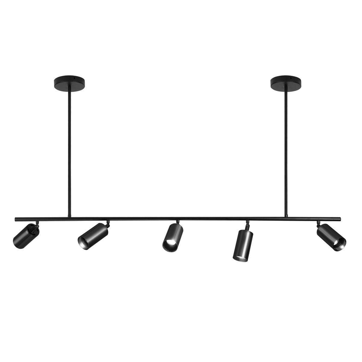 Kink Light 07615-5,19 Люстра Кайко черный w120*15 h110 GU10 5*10W — миниатюра 1