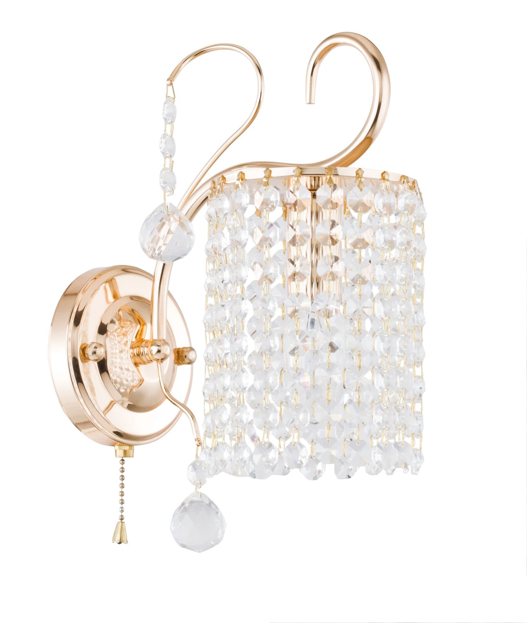Freya Crystal Leona Золото Бра E14 40W FR1127-WL-01-G — миниатюра 2