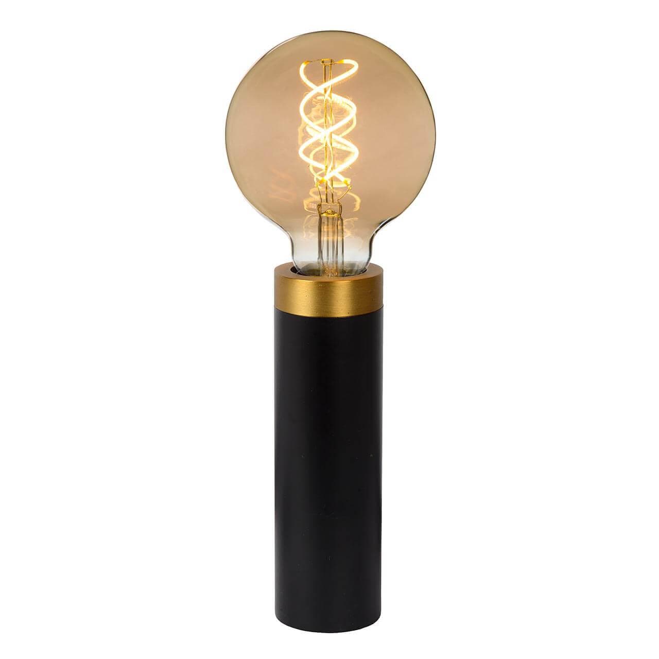 Lucide SELIN Лампа настольная 03522/01/30 E27/40W Black/matt yellow copper — миниатюра 3