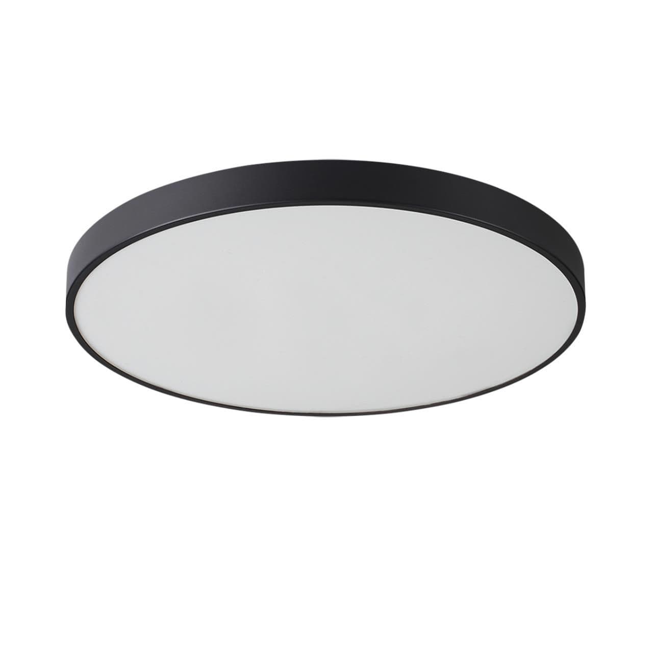 Sonex 7758/92L MITRA LED SN Светильник металл/акрил/черный LED 80Вт+12Вт(подсветка) 4000K D800 IP20 QUASAR