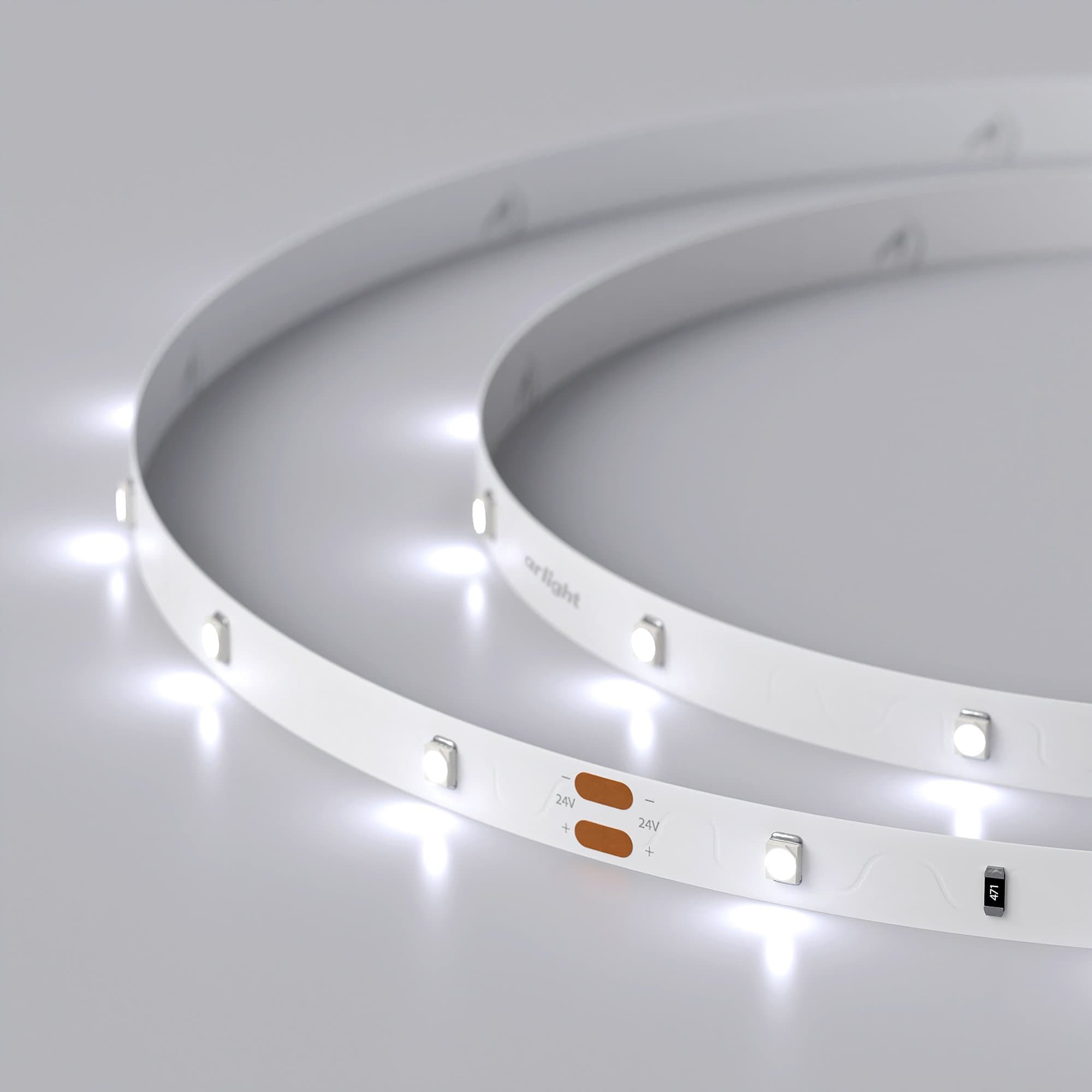 Arlight Светодиодная лента RT 2-5000 24V Cool 8K 0.5x (3528, 150 LED, LUX) (2.9 Вт/м, IP20) 019916(1) — миниатюра 3