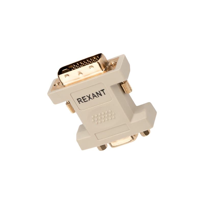 ПереходНИК шт.DVI-I - гн.VGA GOLD Rexant 17-6821 — миниатюра 1