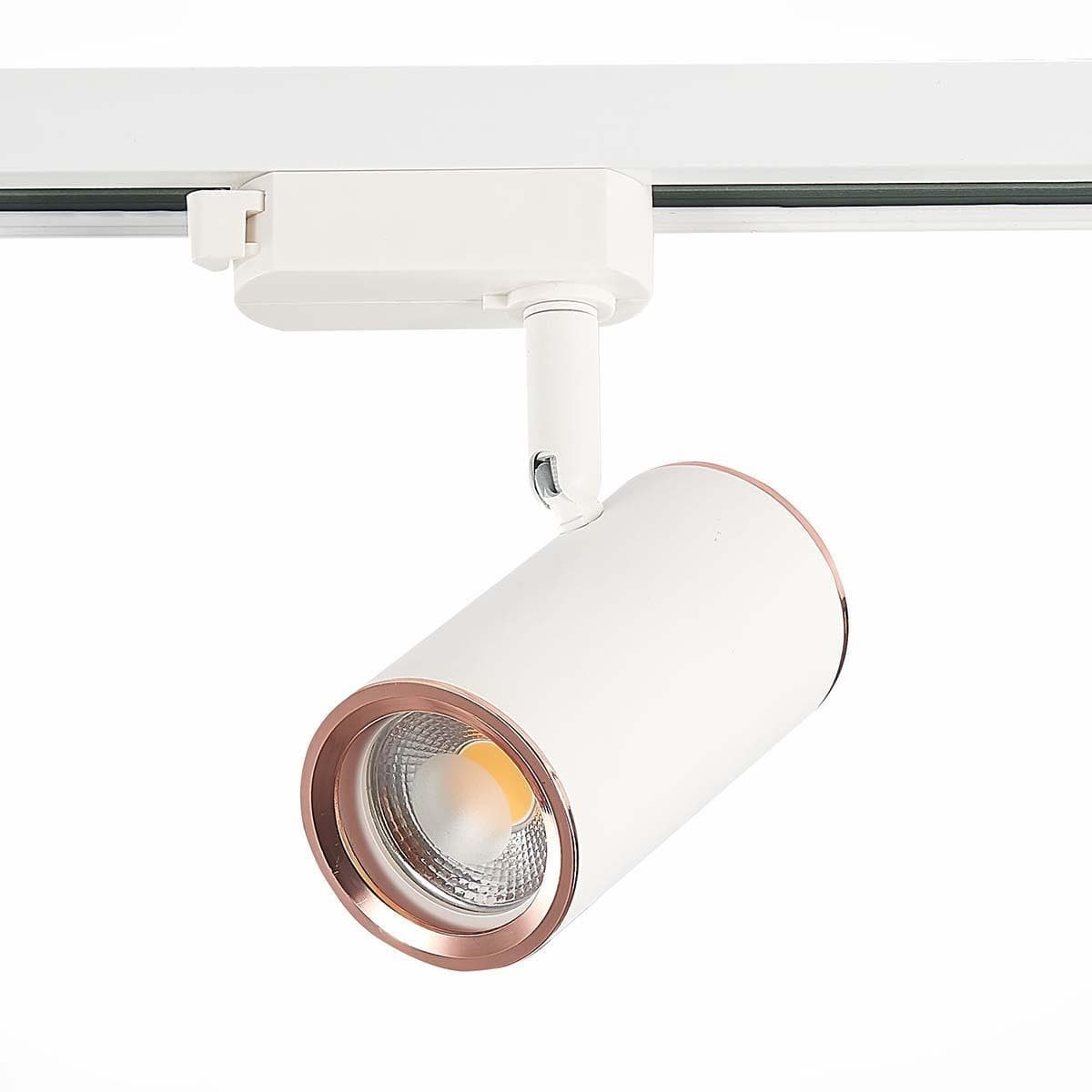 ST Luce ST301.526.01 Трековый светодиодный светильник Белый GU10 1*50W L104xW54xH111 220V Без ламп — миниатюра 1