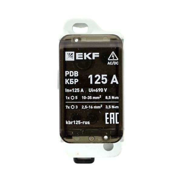EKF Клеммный блок распределительный КБР 125A — миниатюра 5