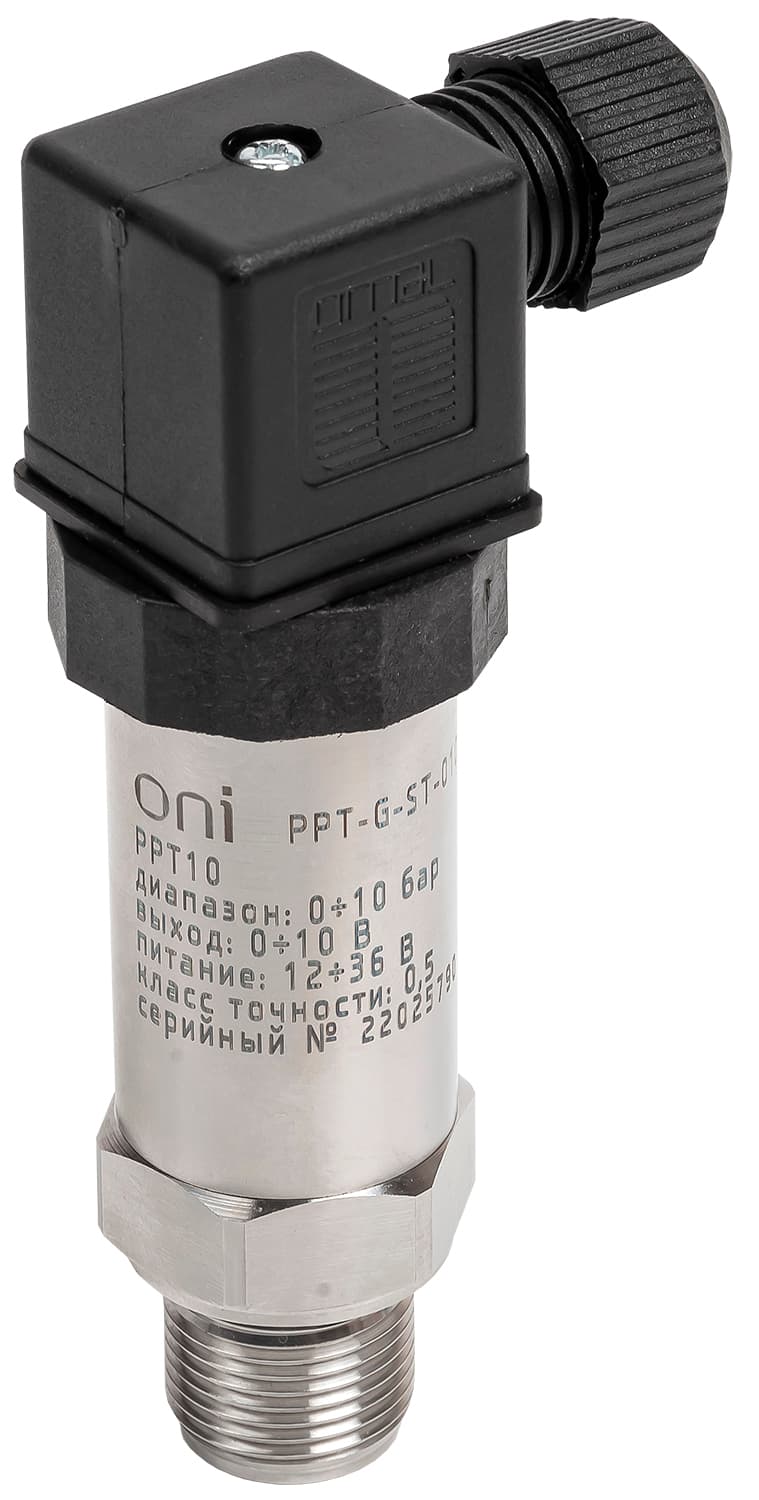 IEK Преобр. давл. PPT10 0,5% 0-10Бар 0-10В M20 DIN43650