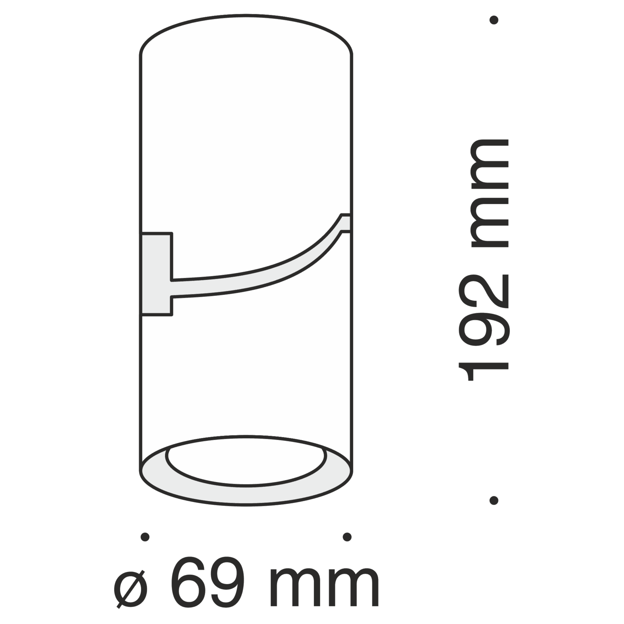Maytoni Technical Tube Белый Потолочный светильник LED 10W 800Лм — миниатюра 5
