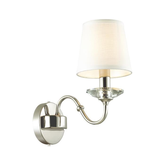 Odeon Light 4181/1W ODL19 520 хром/хрусталь/белый Бра E14 1*40W ESTER