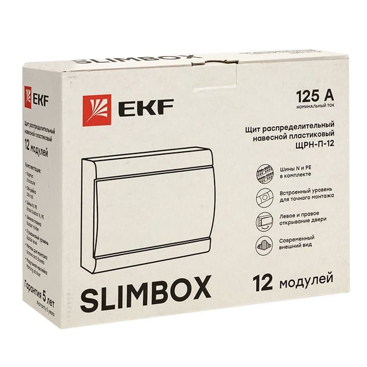 EKF PROxima SlimBox Щит распред. навесной ЩРН-П-12 IP41 — миниатюра 4