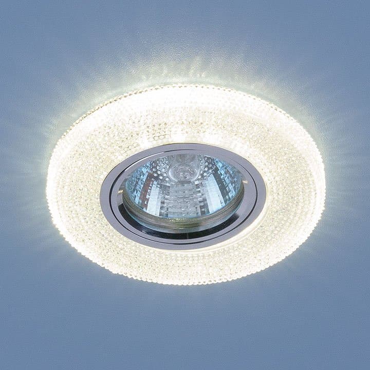 Elektrostandard 2130 MR16 / Светильник встраиваемый CL прозрачный a033624 — миниатюра 2