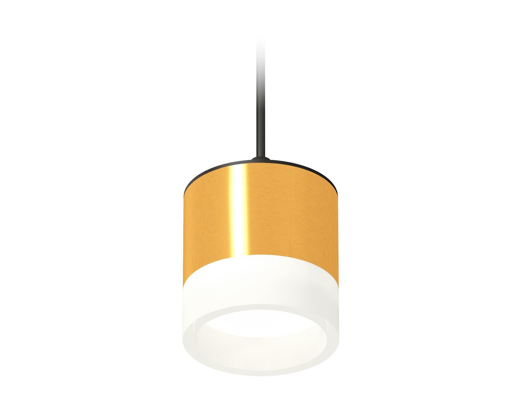 Ambrella Комплект подвесного светильника GX53 с акрилом XP8121025 PYG/FR/SBK золото желтое полированное/белый матовый/черный песок GX53 (A2333, C8121,
