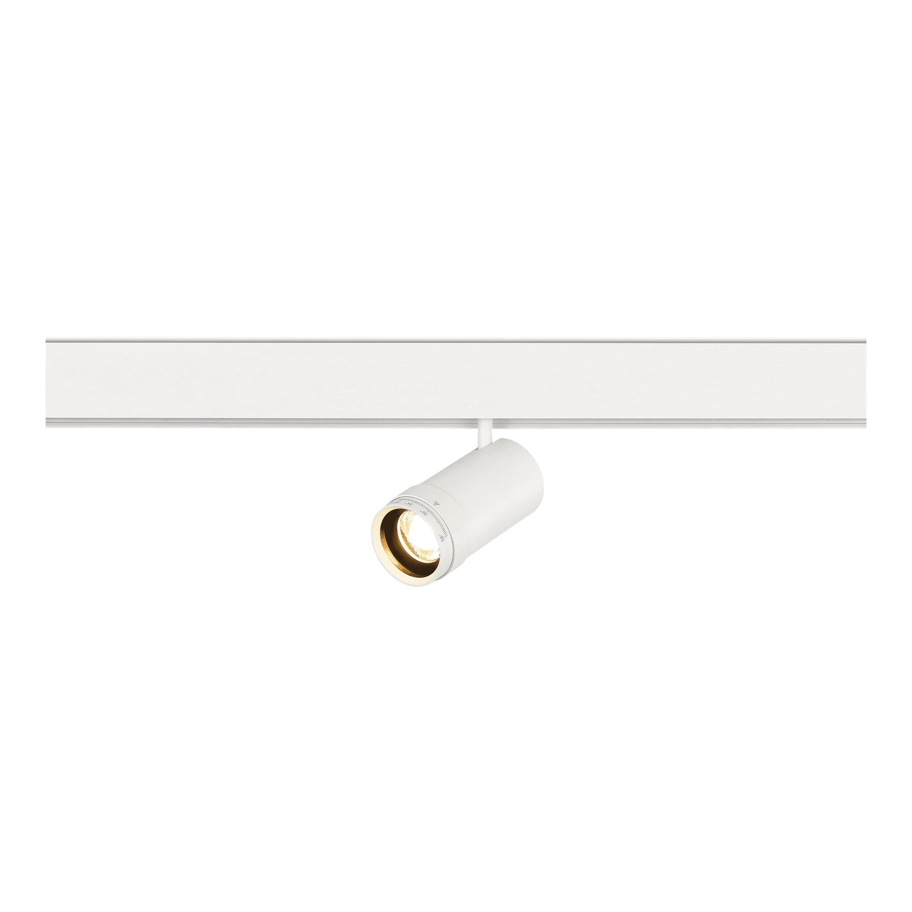 ST LUCE ST357.536.12 Магнитный трековый светильник ZOOM Белый LED 1*12W 3000K Lm Ra90 10-55° IP20 D50xH160 48VV