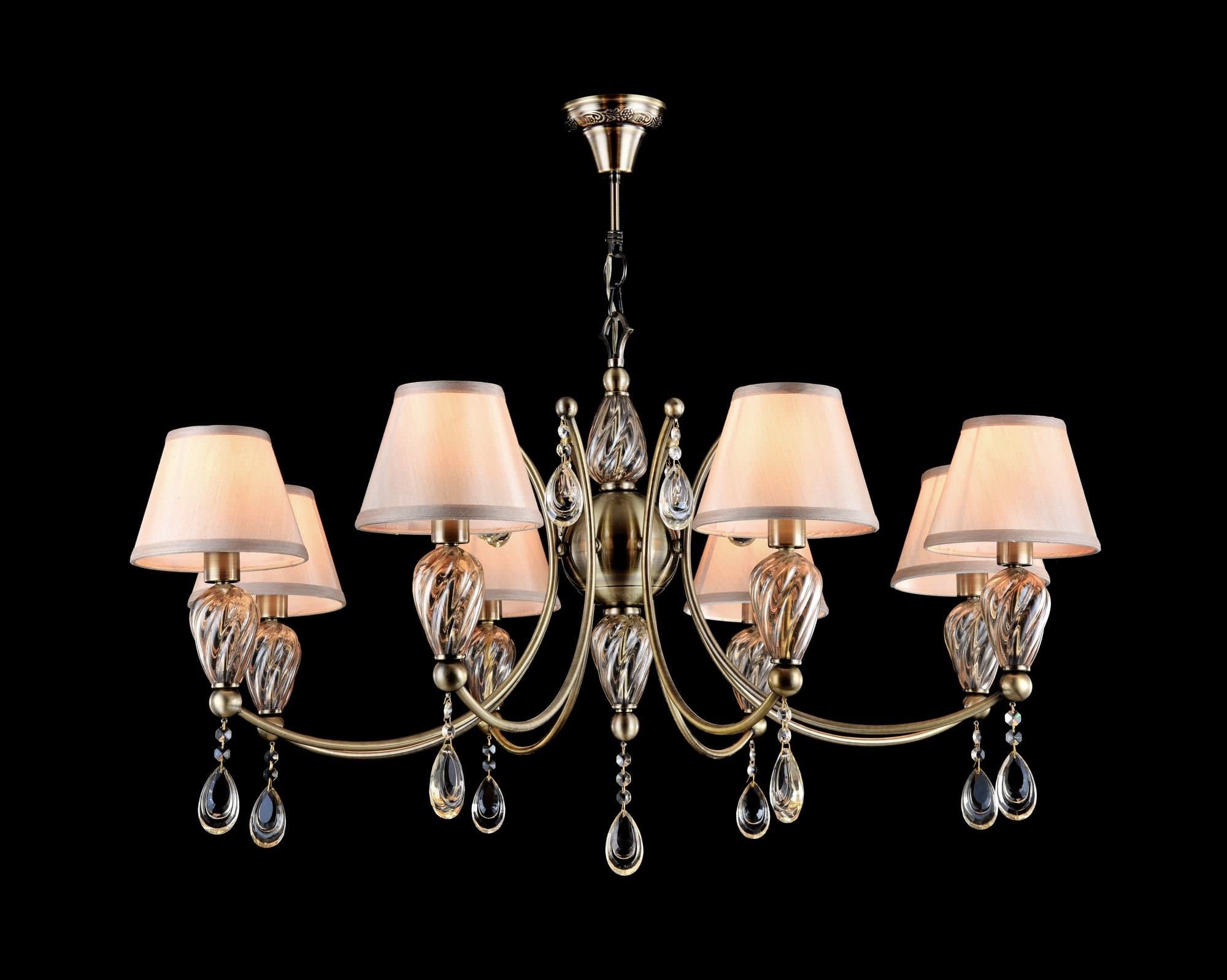 Maytoni Royal Classic Murano Бронза Люстра 8xE14 40W RC855-PL-08-R — миниатюра 2