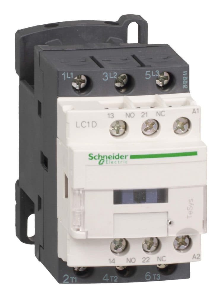SE Contactors D Контактор 3Р 12А, НО+НЗ, 400В 50/60Гц зажим под винт LC1D12V7 — миниатюра 4