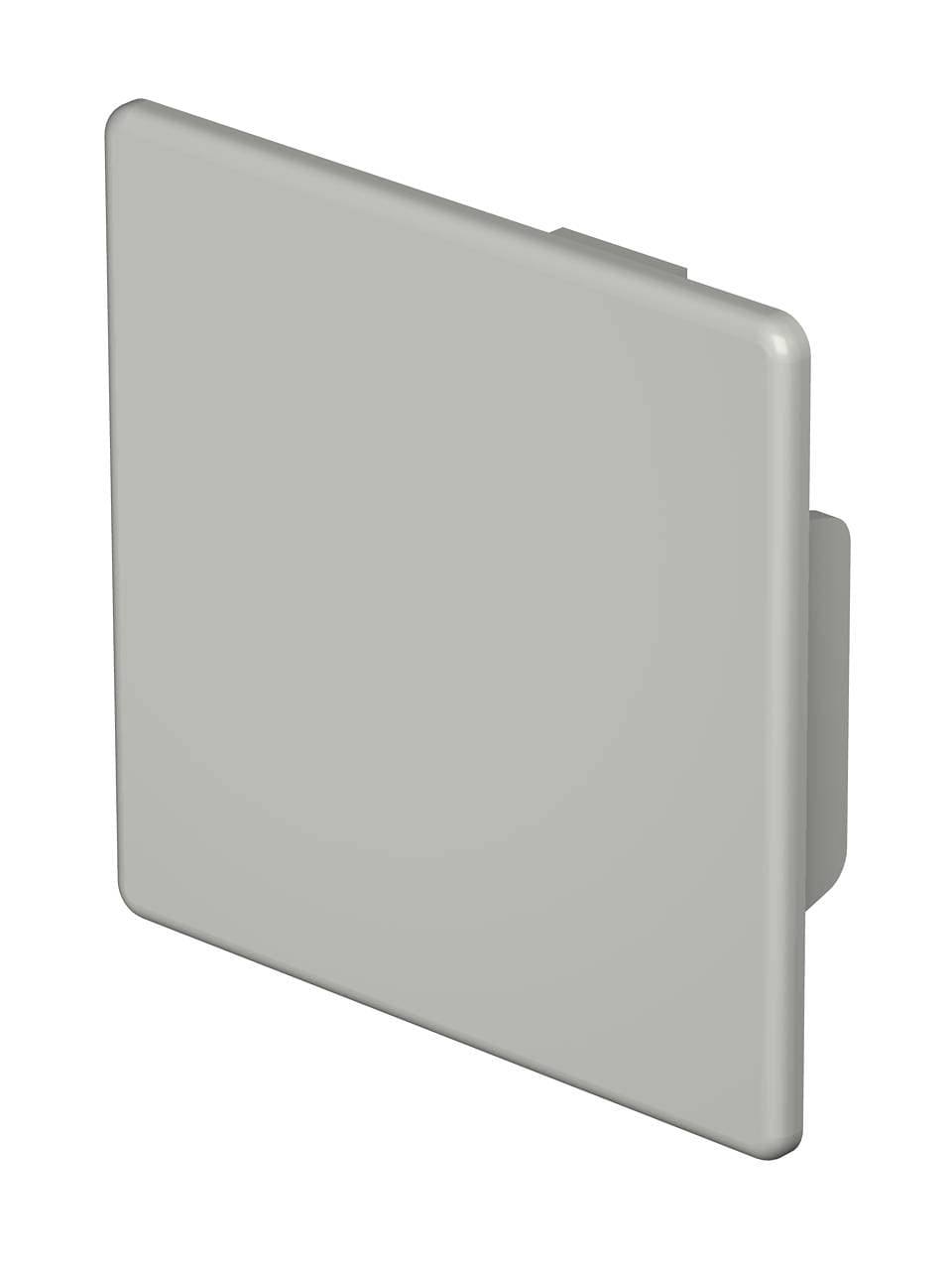 OBO Bettermann Заглушка торцевая кабель-канала WDK 60x60 мм, ПВХ, серый RAL7030 6022499 — миниатюра 1
