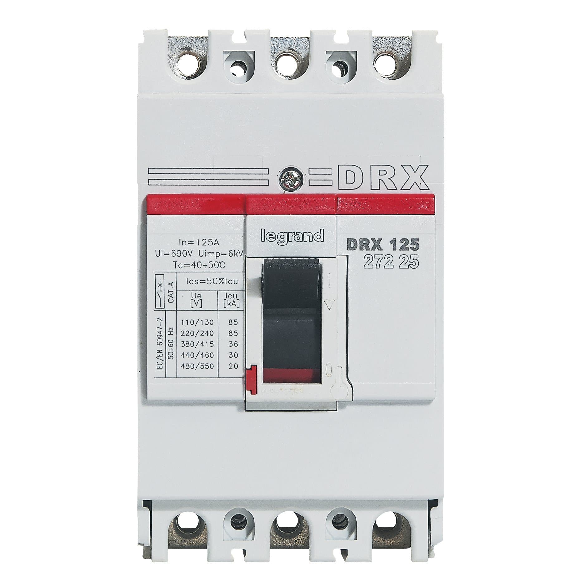 Legrand DRX125 термомагнитный  125A 3П 36kA 027225 — миниатюра 2