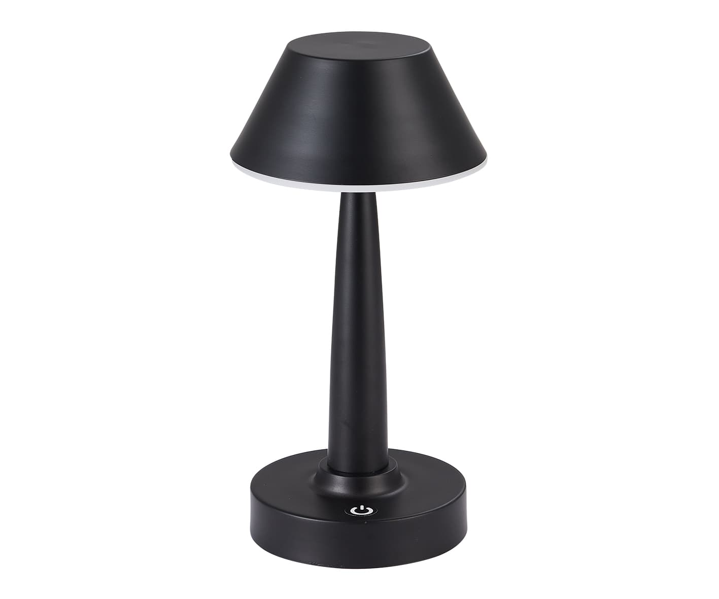 Kink Light 07064-B,19 Настольная лампа Снорк черный d12 h25 Led 6W (3200K) диммируемая